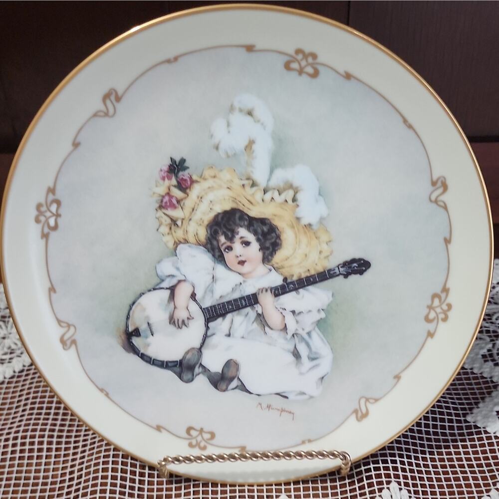 Maud Humphrey Bogart Susanna Little Ladies Collector Plate Hamilton Collection